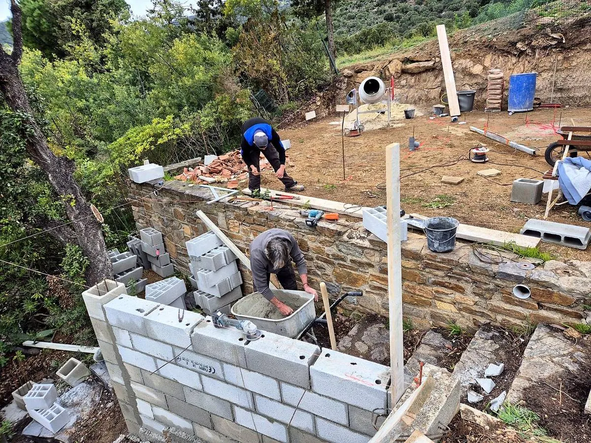 Maçonnerie et mur en pierre